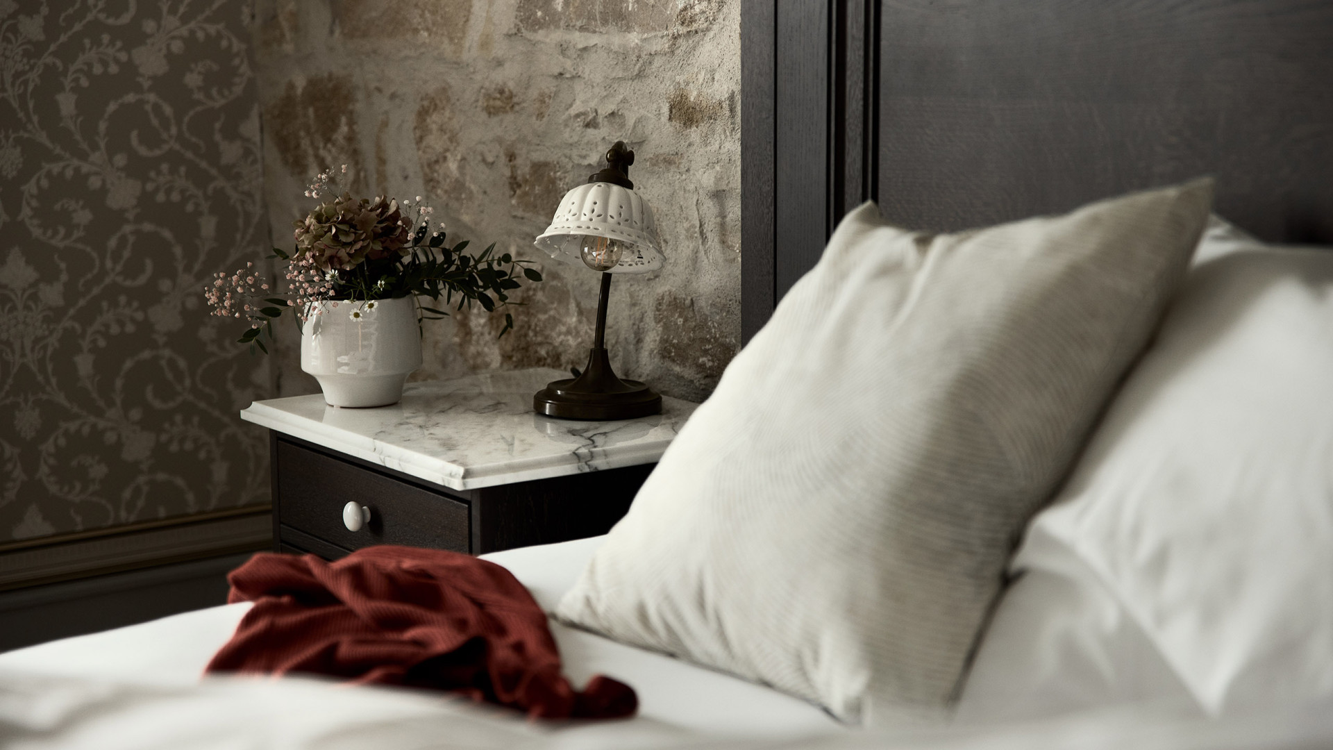 Chambre double supérieure Nostalgie avec vue sur les Alpes